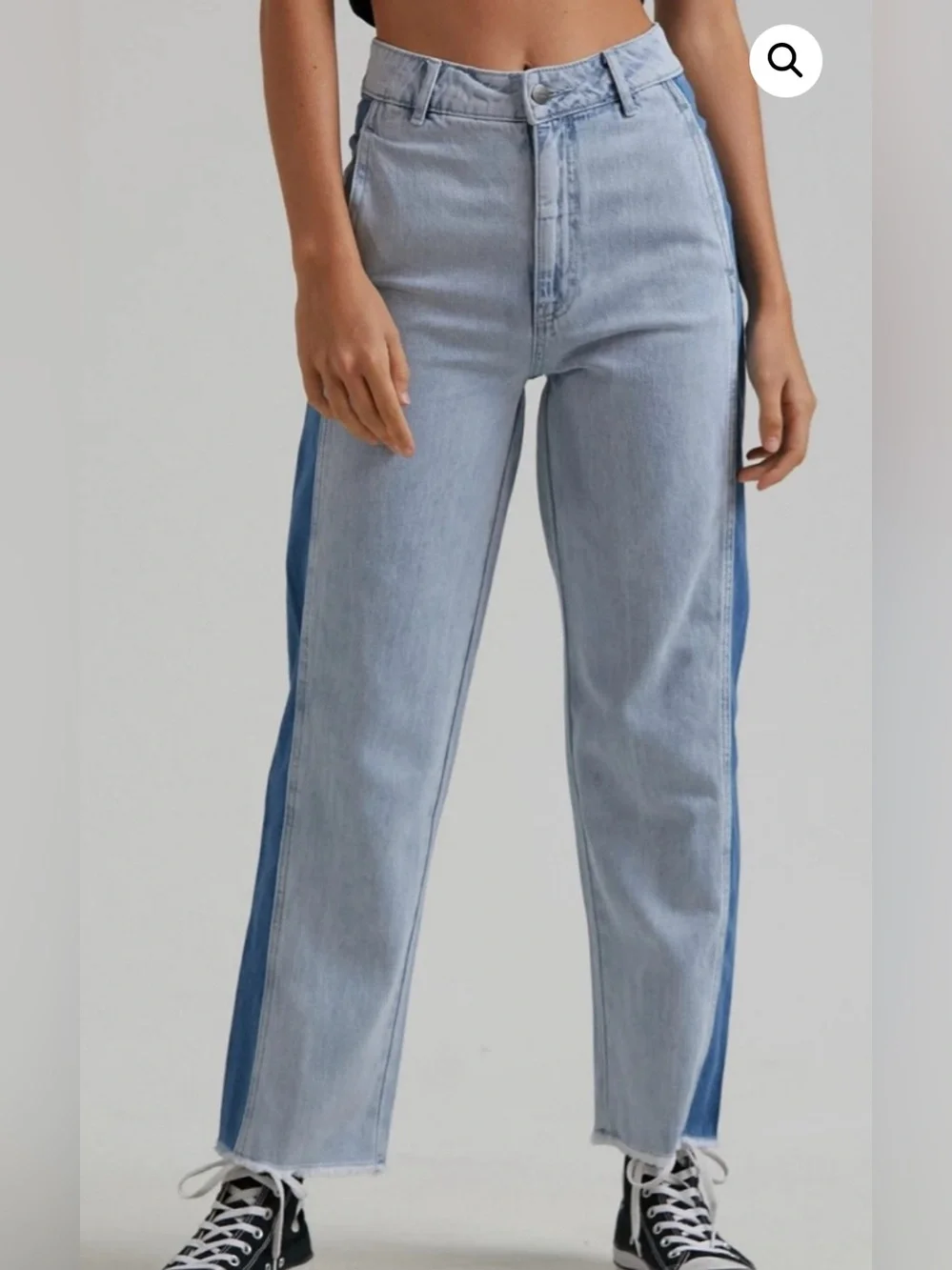 AFENDS SHELBY HEMP DENIM PANEL JEAN